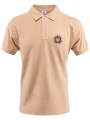 Koszulka POLO piaskowa z haftowanym logo ZOSP