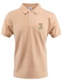 Koszulka POLO piaskowa z haftowanym logo OSP