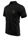 Koszulka POLO czarna z haftowanym logo OSP