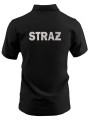 Koszulka POLO czarna z haftowanym logo OSP