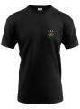 T-shirt czarny z haftowanym logo OSP męski