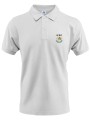 Koszulka POLO biała z haftowanym logo OSP