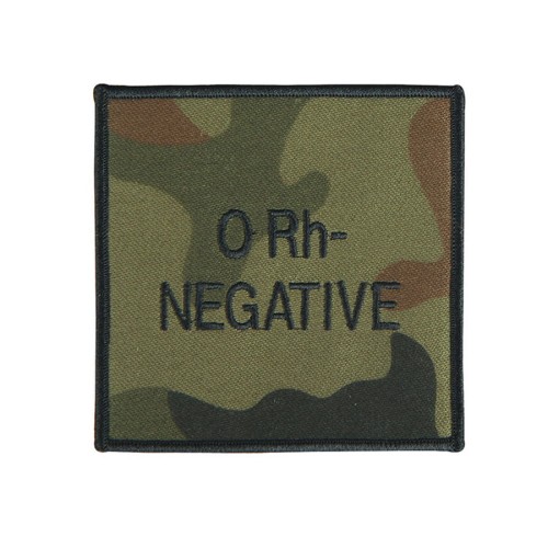 Naszywka z grupą krwi