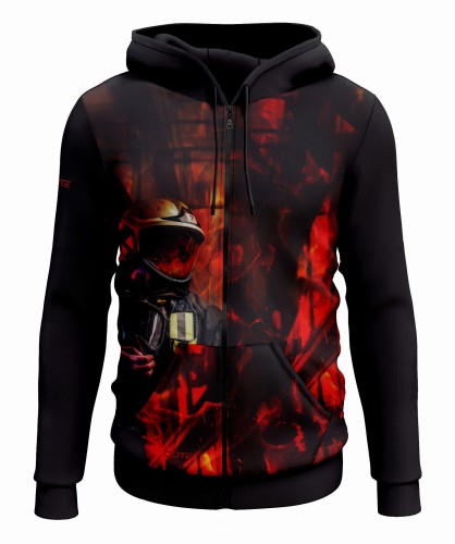 Bluza rozsuwana FIRE FACE męska
