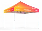 Namiot reklamowy 3x3 m – stelaż + dach z nadrukiem