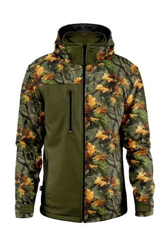 softshell męski TIMBER GREEN front