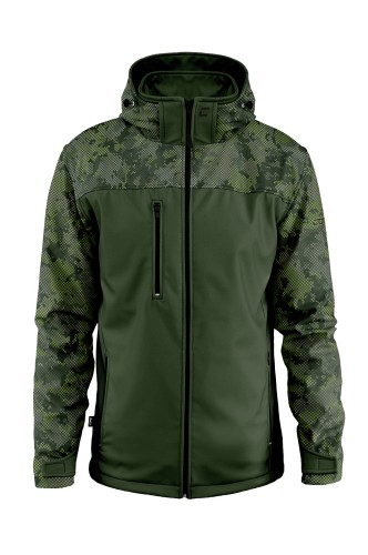 softshell męski WOODS front