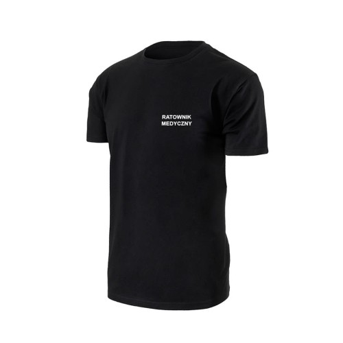 T-Shirt z haftowanym tekstem Ratownik Medyczny